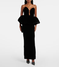 The New Arrivals Ilkyaz Ozel Lia peplum silk gown
