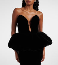 The New Arrivals Ilkyaz Ozel Lia peplum silk gown
