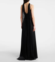 The New Arrivals Ilkyaz Ozel Paige satin and lace gown