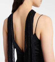 The New Arrivals Ilkyaz Ozel Paige satin and lace gown