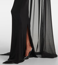 The New Arrivals Ilkyaz Ozel Xanthe jersey tulle gown