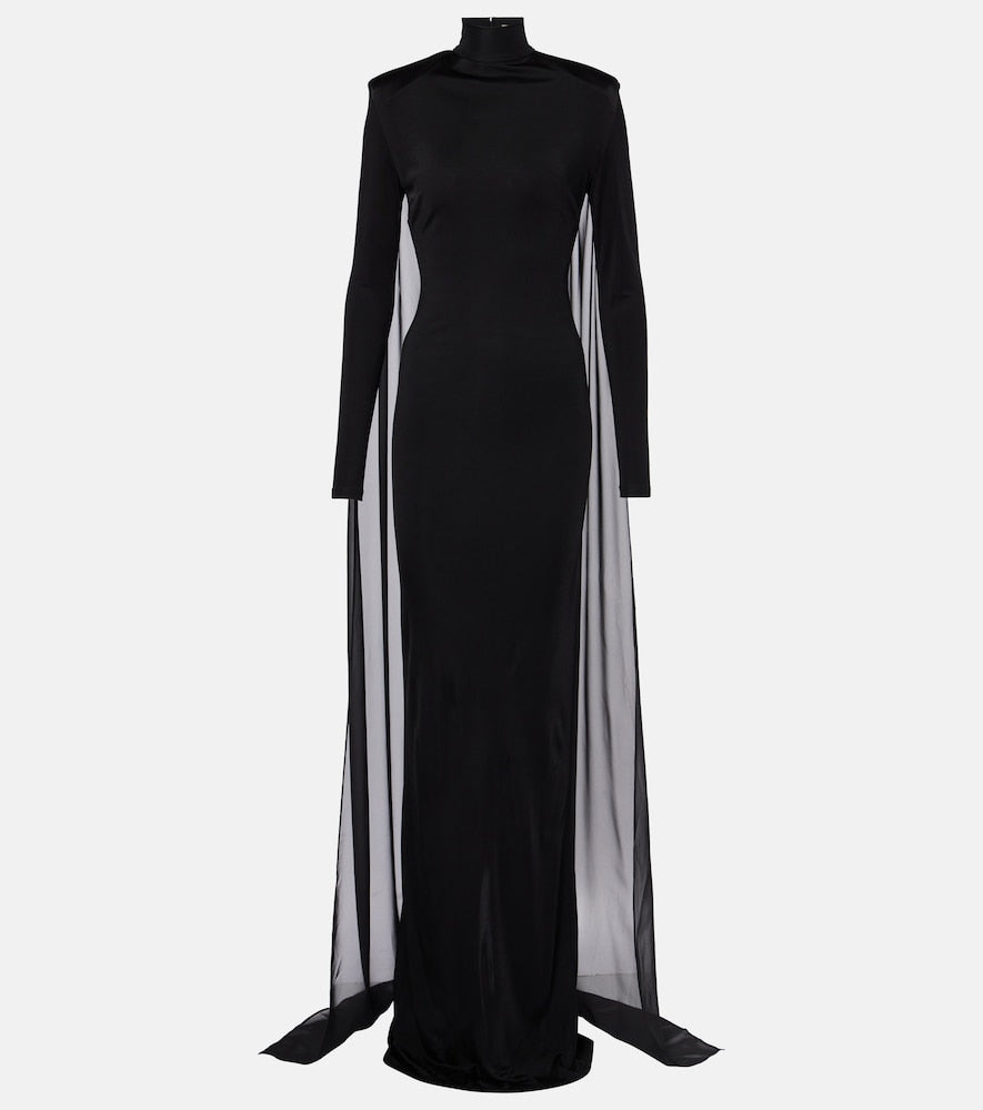 The New Arrivals Ilkyaz Ozel Xanthe jersey tulle gown. 新款 Ilkyaz Ozel Xanthe 针织薄纱礼服