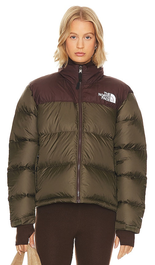 The North Face 1996 Retro Nuptse Jacket in Olive