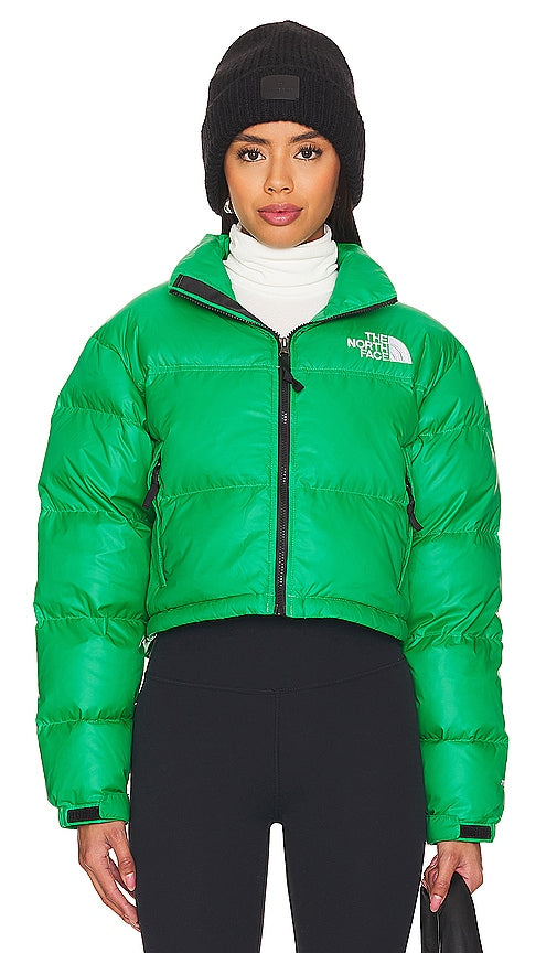 The North Face Nuptse Short Jacket in Green