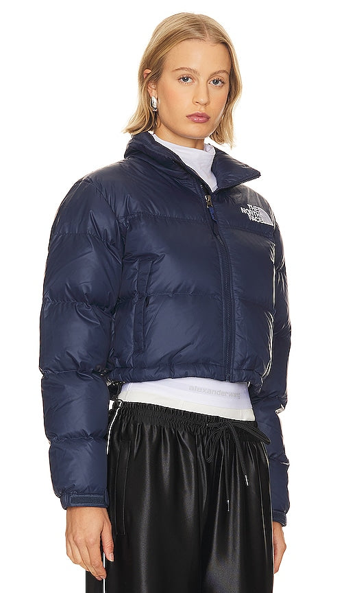 The North Face Nuptse Short Jacket in Navy