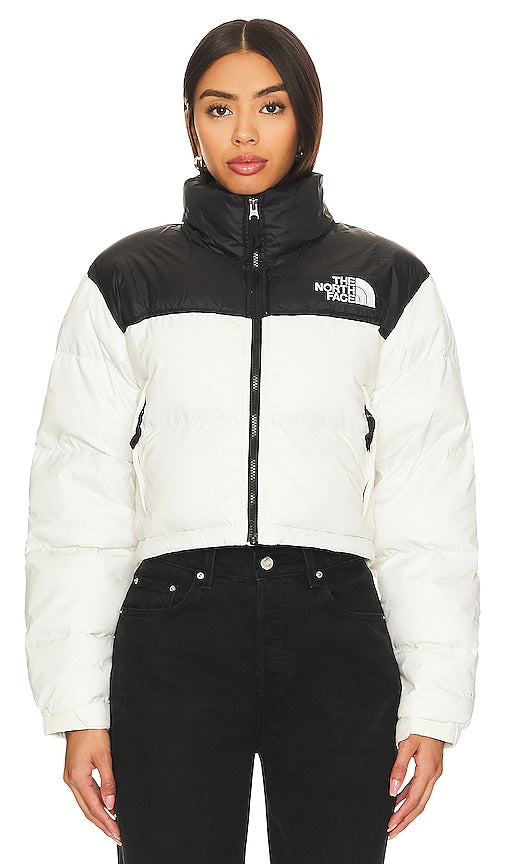 The North Face Nuptse Short Jacket in White