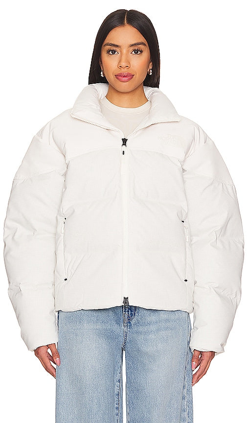 The North Face Steep Tech Nuptse Down Jacket in White