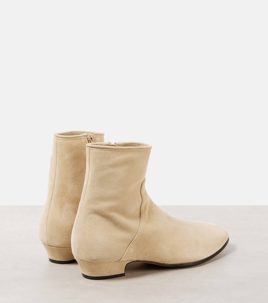 The Row Awar 25 suede ankle boots