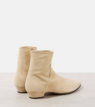 The Row Awar 25 suede ankle boots