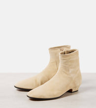 The Row Awar 25 suede ankle boots