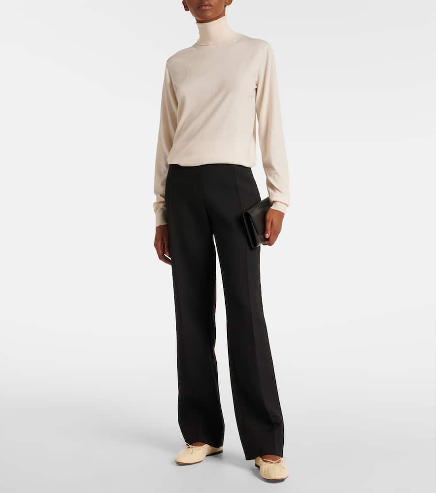 The Row Awar leather ballet flats