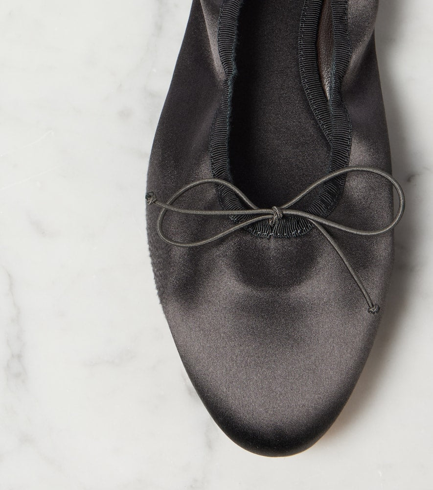 The Row Awar satin ballet flats