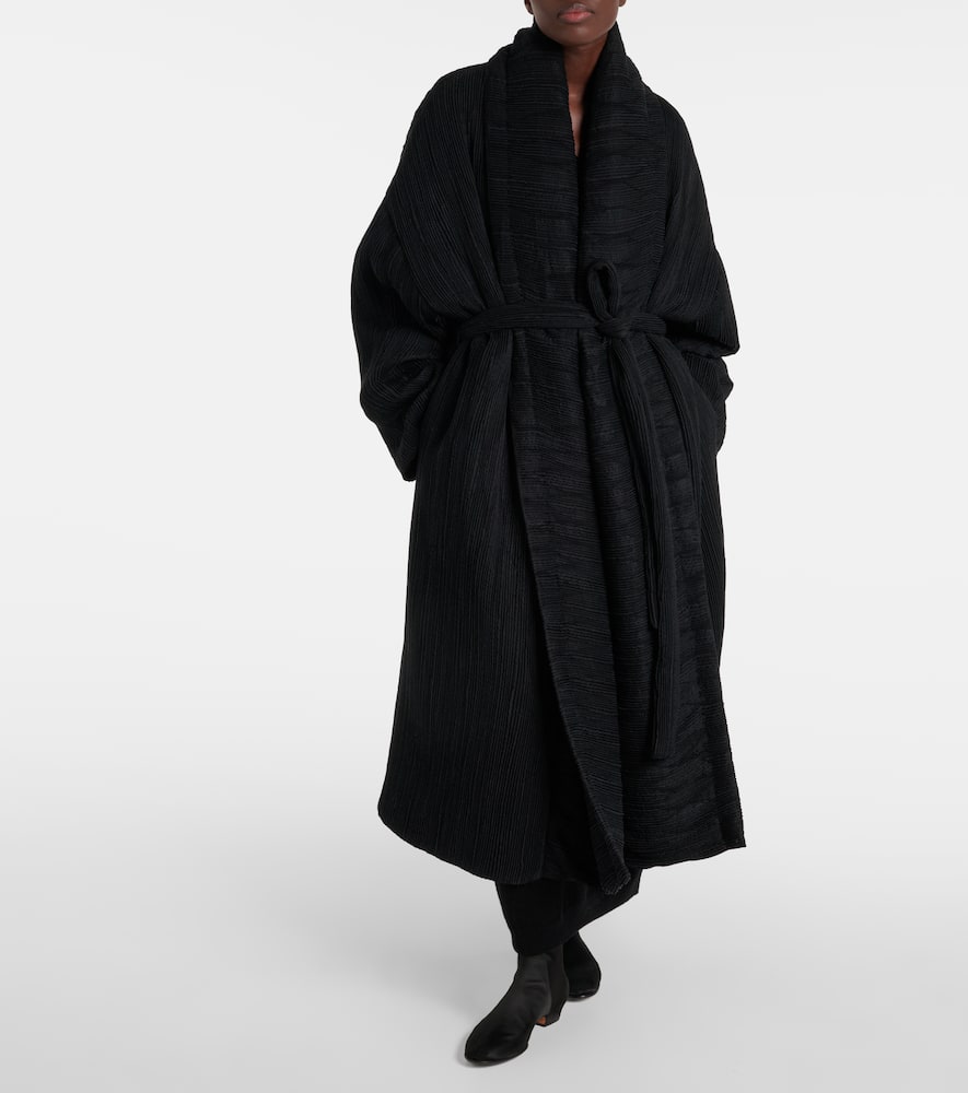 The Row Awar satin over-the-knee boots