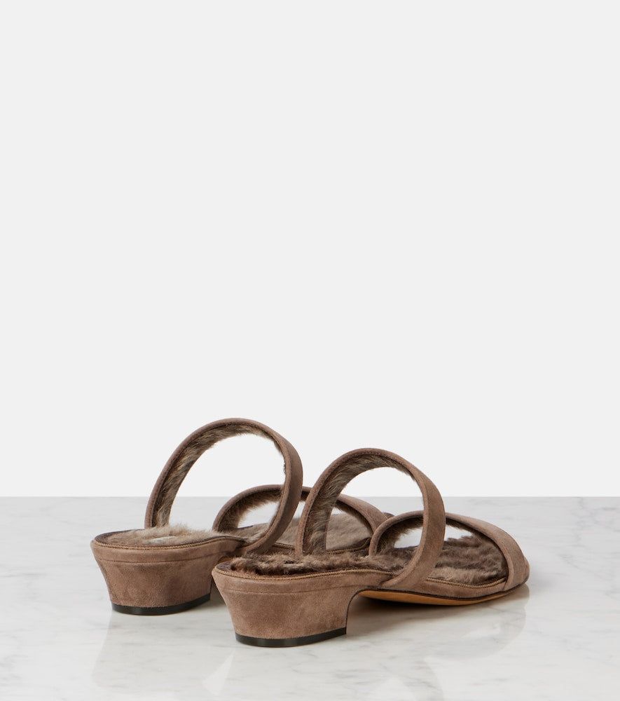 The Row Awar suede sandals