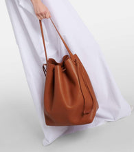 The Row Belvedere leather tote bag