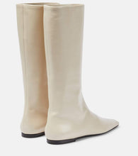 The Row Bette leather boots