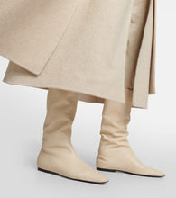 The Row Bette leather boots
