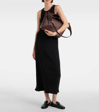 The Row Blake leather shoulder bag