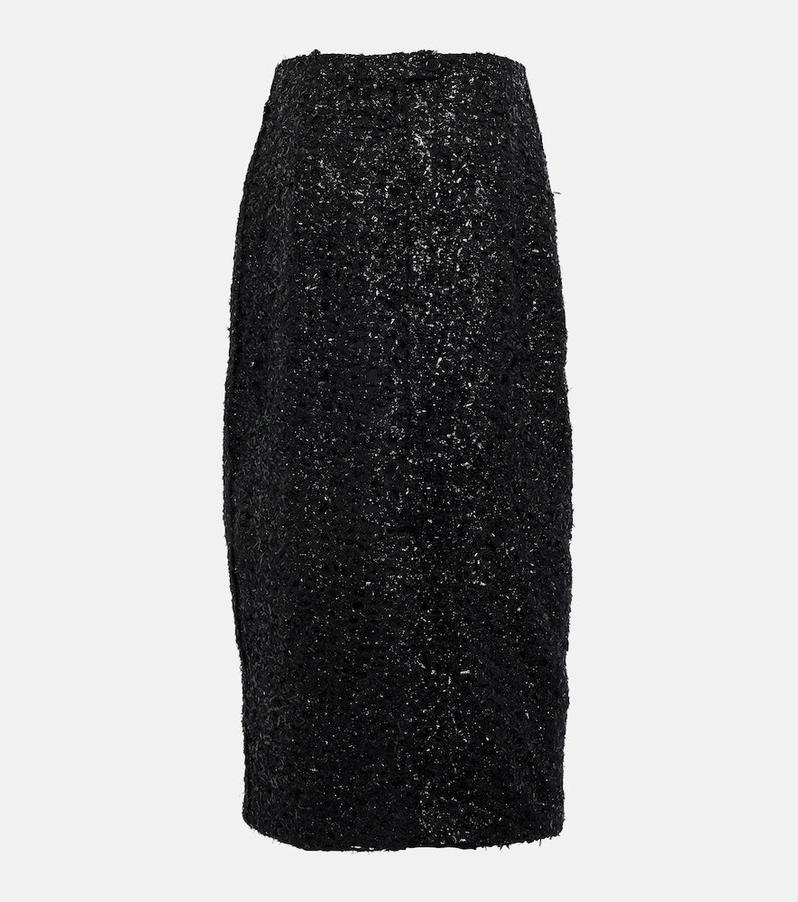 The Row Boucle wool maxi skirt
