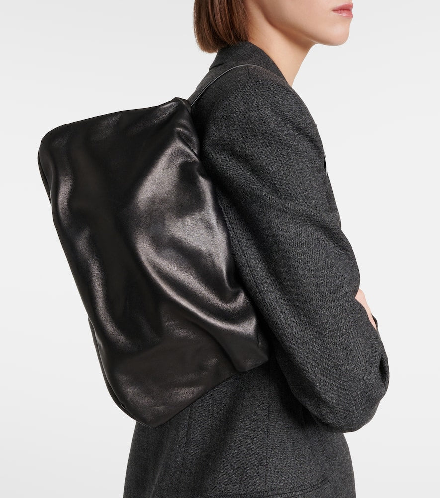 The Row Bourse XL leather shoulder bag