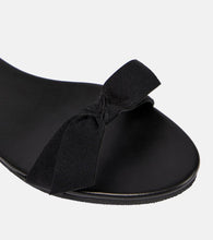 The Row Bow leather slingback sandals