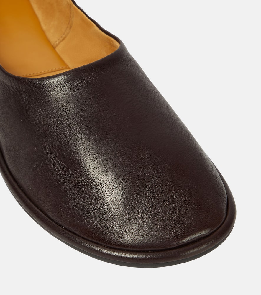 The Row Canal leather flats