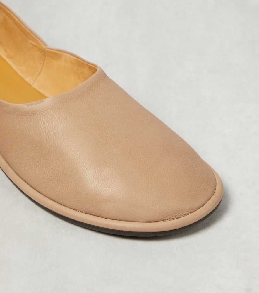 The Row Canal leather flats