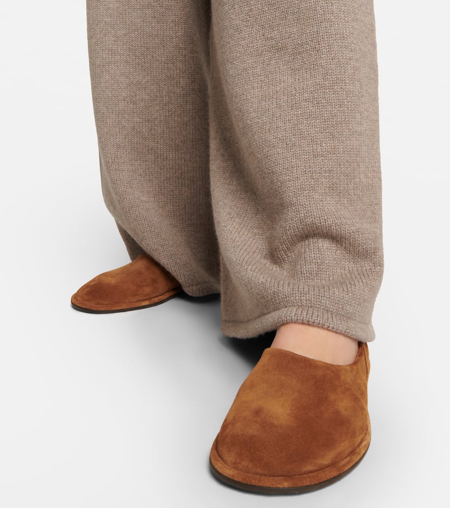 The Row Canal suede loafers