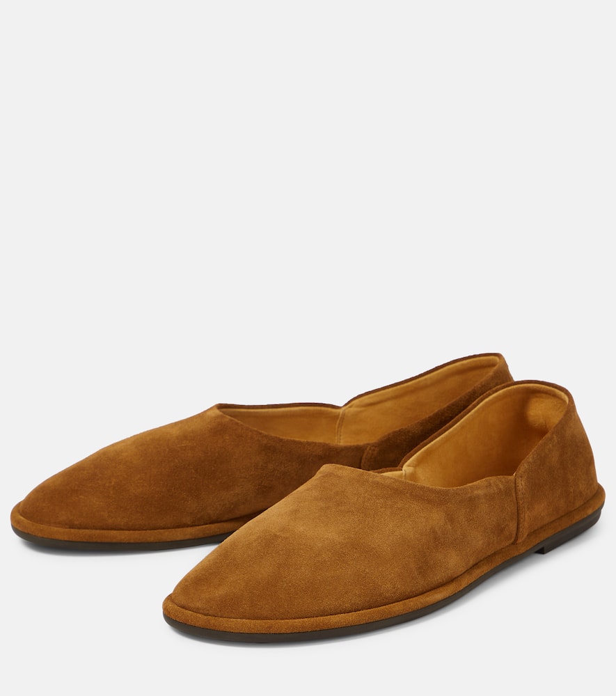 The Row Canal suede loafers