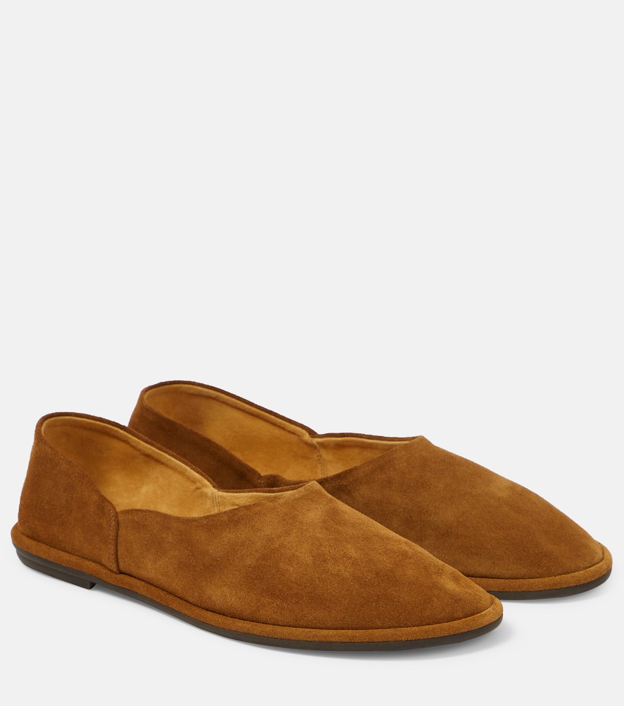 The Row Canal suede loafers