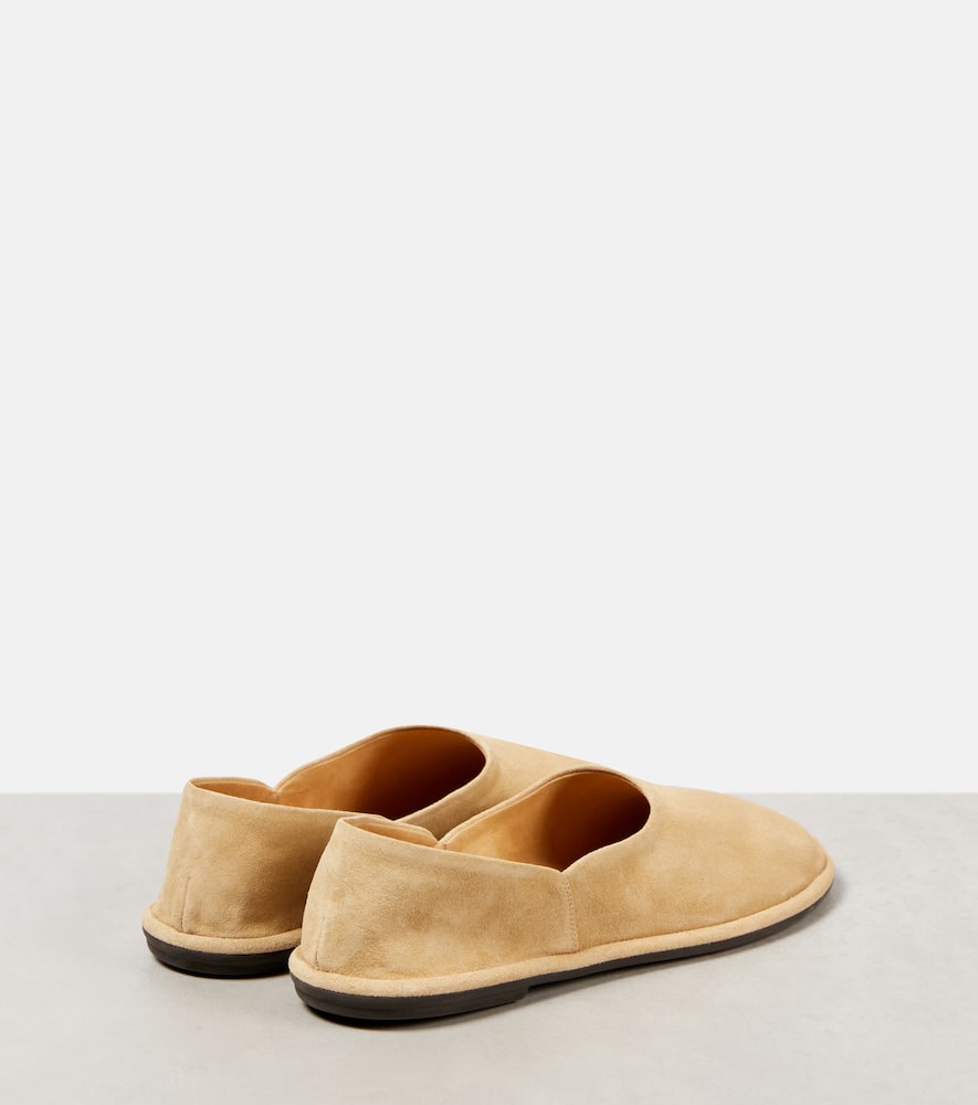 The Row Canal suede slip-on shoes