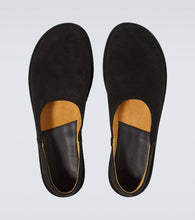 The Row Canal suede slip-on shoes