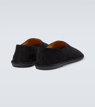 The Row Canal suede slip-on shoes