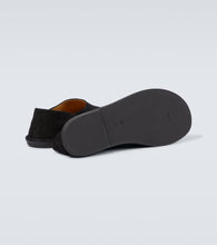 The Row Canal suede slip-on shoes