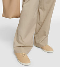 The Row Canvas low-top sneakers