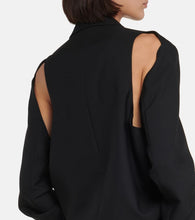 The Row Caped single-breasted wool blazer