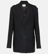 The Row Caped single-breasted wool blazer