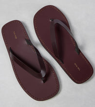 The Row City leather thong sandals