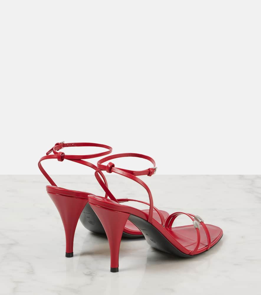 The Row Cleo Bijoux leather sandals