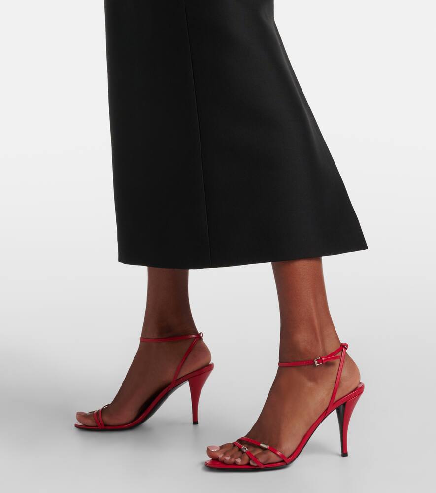 The Row Cleo Bijoux leather sandals