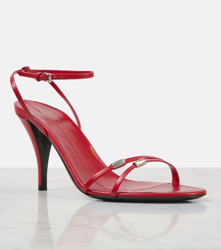 The Row Cleo Bijoux leather sandals