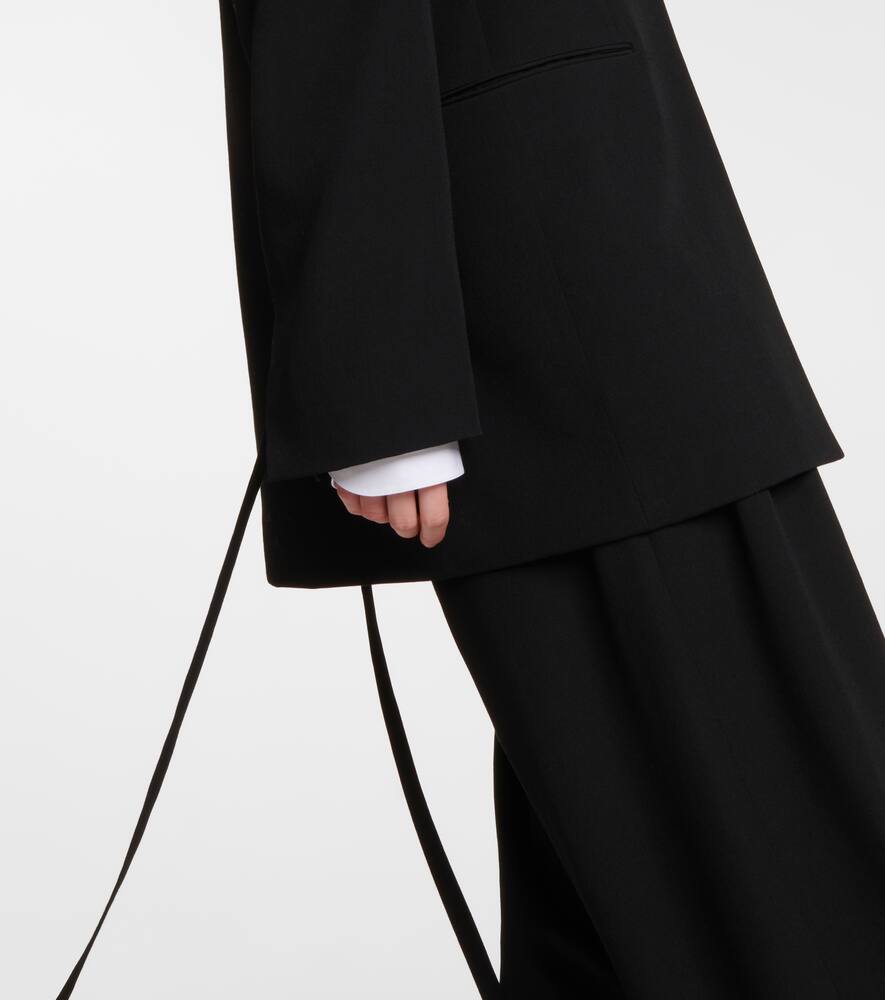 The Row Clio wool wrap coat