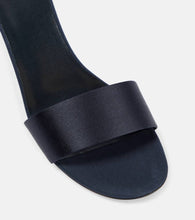 The Row Combo satin mules