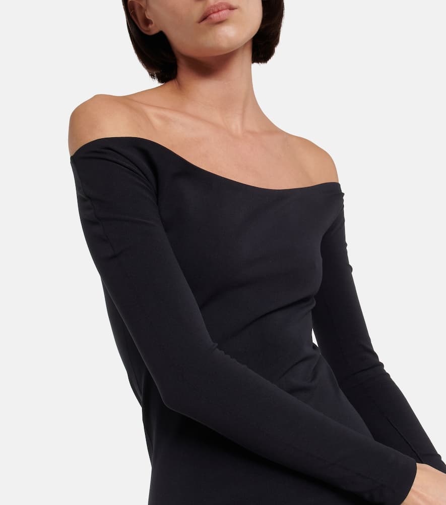 The Row Curitiba off-shoulder maxi dress
