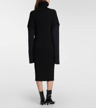 The Row Deela cotton and cashmere midi dress
