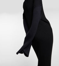 The Row Deela cotton and cashmere midi dress