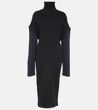 The Row Deela cotton and cashmere midi dress