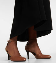 The Row Demi leather pumps