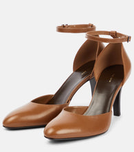 The Row Demi leather pumps