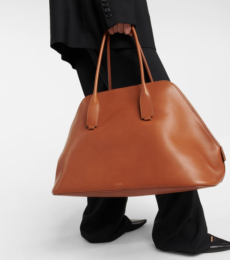 The Row Devon Large leather tote bag
